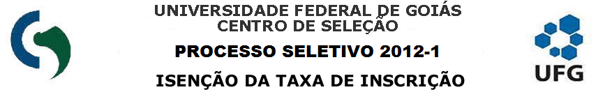 Processo Seletivo UFG 2009-1